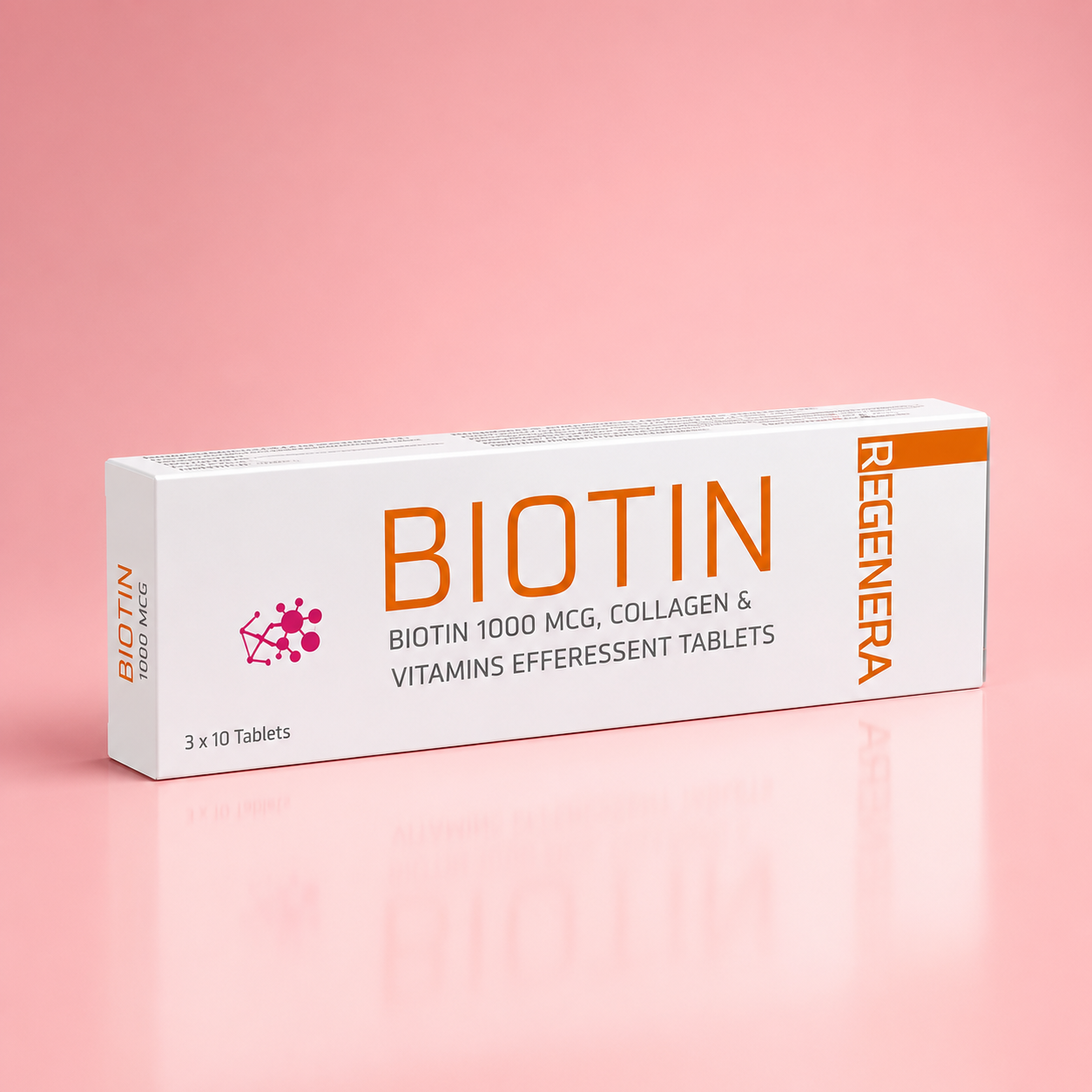 Biotin 10,000mcg, Collagen, and Multi Vitamins Effervescent Tablets