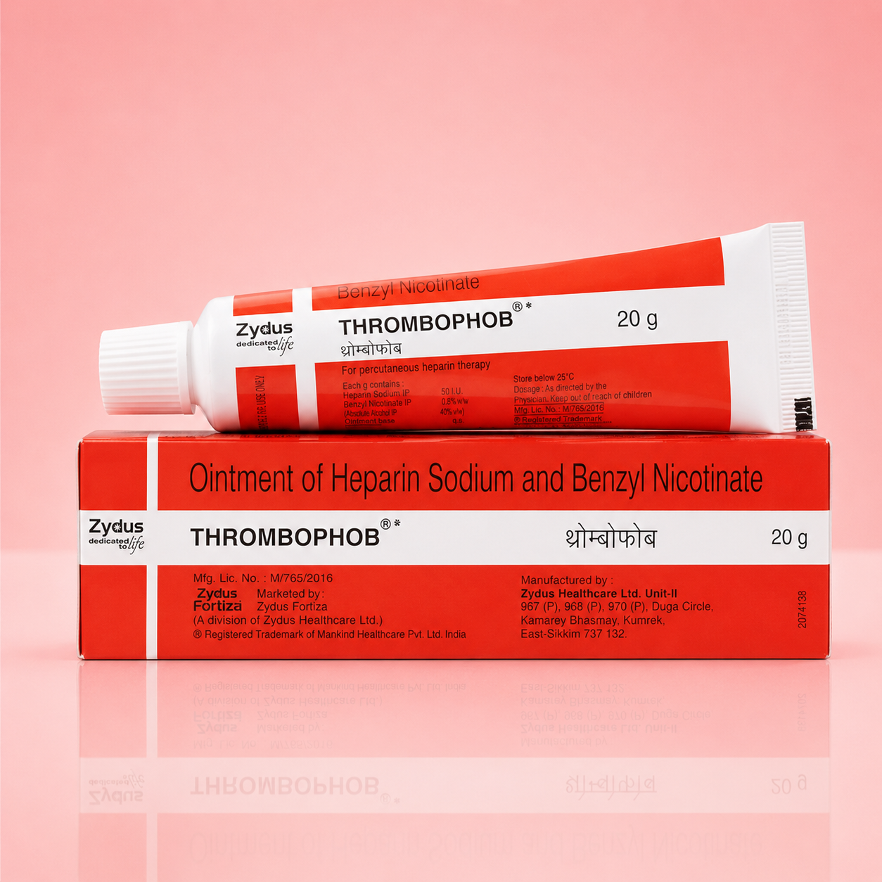 Thrombophob - Heparin Sodium and Benzyl Nicotinate Ointment